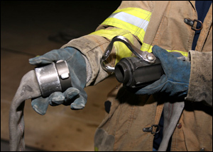 Once the nozzle tips are removed, you can quickly add the new line and open the line back up.