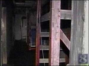 The blaze destroyed the station's bunker area.