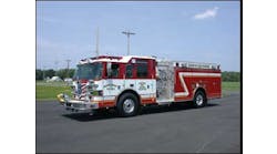 The Valley Lee Fire Department in St. Mary&acirc;&euro;&trade;s County, MD, operates this Pierce Dash rescue engine. The unit incorporates scene lighting above the windshield, over the fire pump, and on the sides and rear body panels. No matter where the rig positions, it will be able to properly illuminate the scene to improve operational safety.