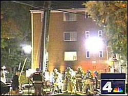Twelve apartment units were evacuated following the fire. Twelve apartment units were evacuated following the fire.