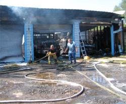 About 40 Angelina County firefighters helped contain a fire that destroyed Zavalla VFD's fire station, and three fire trucks, on Monday afternoon. About 40 Angelina County firefighters helped contain a fire that destroyed Zavalla VFD's fire station, and three fire trucks, on Monday afternoon.