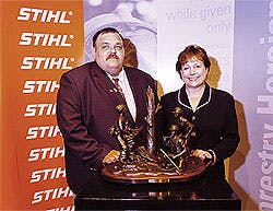 Mark S. Warnick was named the 2004 STIHL National Forestry Heroism Award recipient.