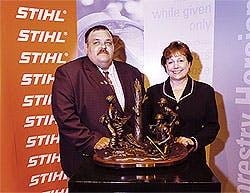 Mark S. Warnick was named the 2004 STIHL National Forestry Heroism Award recipient. Mark S. Warnick was named the 2004 STIHL National Forestry Heroism Award recipient.