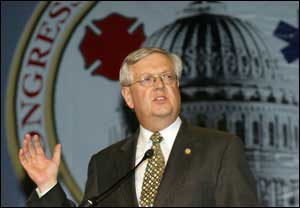 National Fire Services Caucus Founder U.S. Rep. Curt Weldon, R-Pa.