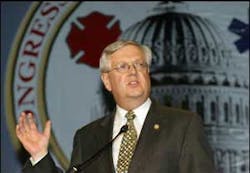 National Fire Services Caucus Founder U.S. Rep. Curt Weldon, R-Pa.