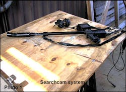 Photo 1: The Searchcam 2000 with audio by Search Systems is used in this article.