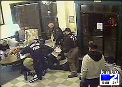 The Portland was allegedly involved in a confrontation between a citizen and several firefighters. The Portland was allegedly involved in a confrontation between a citizen and several firefighters.