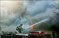 Firefighters fought to knock down blazes in Quincy and Dorchester. Firefighters fought to knock down blazes in Quincy and Dorchester.