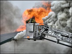Their chief's decision to move the truck has been lauded. Their chief's decision to move the truck has been lauded.
