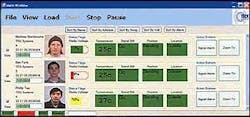 Sample of the computer interface of the TRX Sentinel. Sample of the computer interface of the TRX Sentinel.