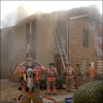 The rapid intervention team should be preparing for a deployment while performing a size-up of the structure based on a number of priorities.