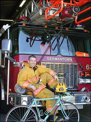 Ohio Firefighter Mike Manning is on a cross-country trek to raise money for burn survivors.