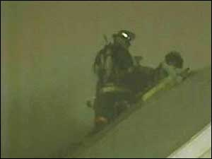 Four people were rescued after their home caught fire overnight.