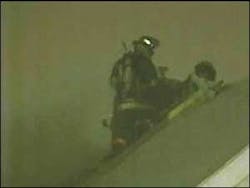 Four people were rescued after their home caught fire overnight. Four people were rescued after their home caught fire overnight.