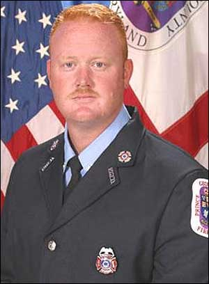 Firefighter Tim Ormerod
