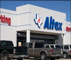When customers and employees leave the building after business hours, the electronic metal curtain above the main entrance will totally enclose and secure the structure. When customers and employees leave the building after business hours, the electronic metal curtain above the main entrance will totally enclose and secure the structure.