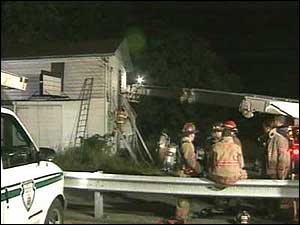 Chief Lenny Bailey lived across the street and was on his way to the fire when he apparently had a heart attack.