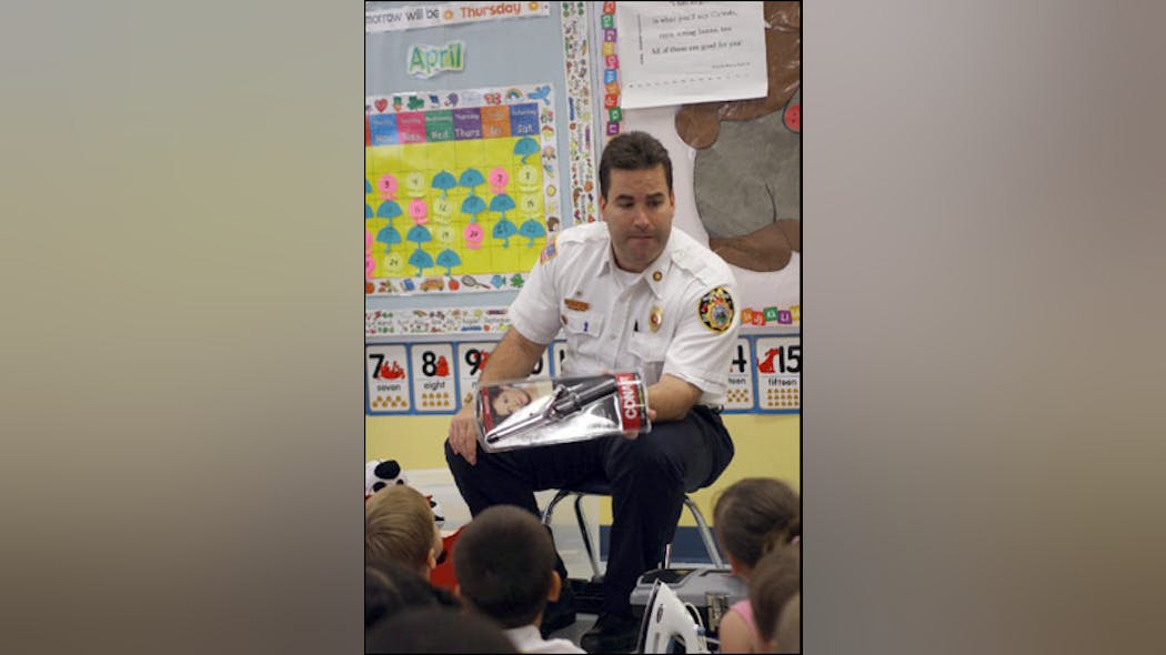 Using common items found in a home, children identify Using common items found in a home, children identify