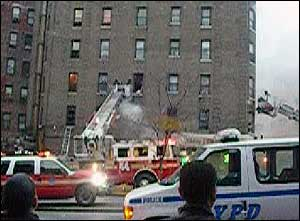 A firefighter who fell more than 20 feet while fighting a Bronx fire last month was released from the hospital this morning.