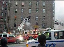 A firefighter who fell more than 20 feet while fighting a Bronx fire last month was released from the hospital this morning. A firefighter who fell more than 20 feet while fighting a Bronx fire last month was released from the hospital this morning.