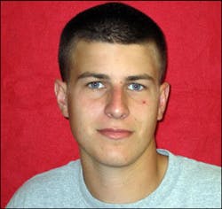 Salisburry Firefighter Justin Monroe, 19 Salisburry Firefighter Justin Monroe, 19