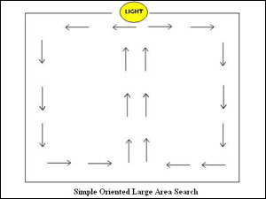 An example of a two-person oriented search process