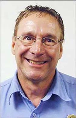 Firefighter Rick Morris