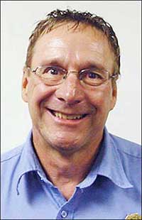 Firefighter Rick Morris