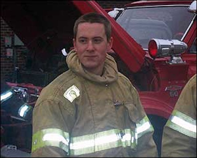 Firefighter Tyler Casey