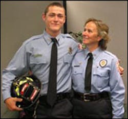 Zach Otto, left, and his mother Elizabeth Zach Otto, left, and his mother Elizabeth