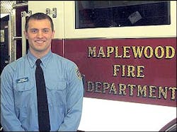 In this photo provided by the Maplewood Fire Department in Maplewood, Mo., 22-year-old paramedic/firefighter Ryan Hummert is seen in an undated photo. Hummert was shot to death as he exited a Maplewood fire truck after it arrived on the scene of a car fire which resulted in a standoff with a gunman.