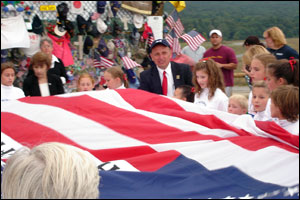 Gene Stilp tells people how people aboard Flight 93 acted as a team.