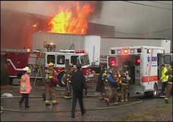 Two Salisbury, NC, firefighters were killed after an attack was initiated in the basement of this large unprotected and unoccupied enclosed structure.