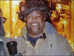 Firefighter Walt Harris, 37, of the Detroit Fire Department.