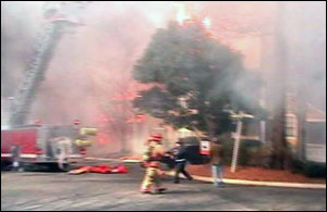 Fire officials said they believed the fire started in a ground floor unit.