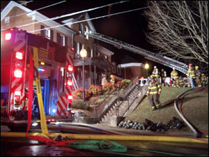 15 people inside the house were evacuated and one was treated at Stonewall Jackson Memorial Hospital and released.