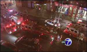 A woman was taken into custody after allegedly setting an Upper West Side apartment on fire during a dispute.