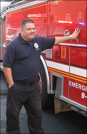 Firefighter Manny Rivera