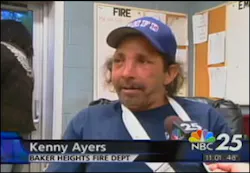 Firefighter Kenny Ayers Firefighter Kenny Ayers