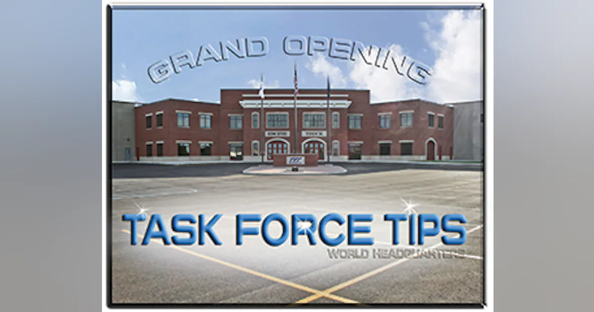 Task Force Tips Can Module Task Force Tips Slates Grand Opening Celebrations | Firehouse