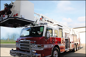 Pierce 100-foot aerial platform