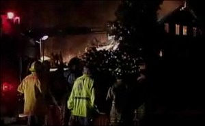 Firefighters said they only had 1,500 gallons of water and ran out while fighting the fire.