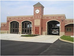 This picture is the front of Station 5 with architectural structure. Photos by Lieutenant Eual Noah