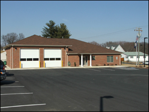 Front of the Station. Photos by Perry W. Weller