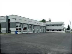 View of the front of the fire house, the 8th door is located on the left side of the building (not shown).Photos by Chief of Operations Luc Lapointe
