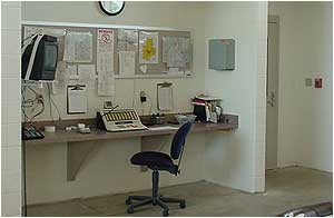 This is the radio room.Photos by Firefighter Mark Gillam