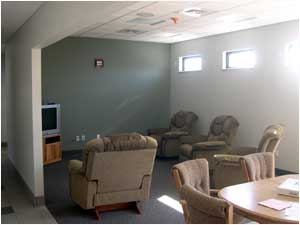 Station 5 day room.Photos by Joe Reed