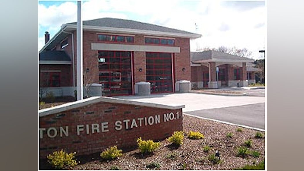 This is a view of the front of the station.Photos by Don DePardo
