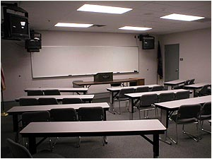 The training room is dedicated for meetings and training. It is equipped with four TV monitors and an LCD projector. Eden hosts a number of fire training classes throughout the year, including firefigter and fire officer certification classes, classes from the PA State Fire Academy on the Road, and the Fire Science degree program of the local community college.Photos by Troy Neville, Engineer