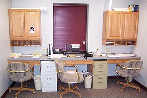 View of the line officer's room.Photos by Mark Kaplan